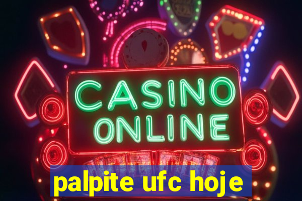 palpite ufc hoje